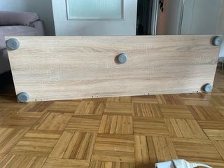 Estantería baja y flotante madera