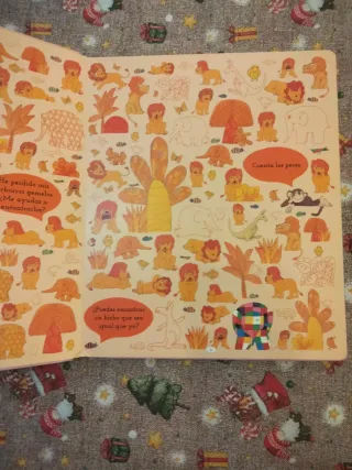 Elmer. Libro de cartón - Busca y encuentra los ...