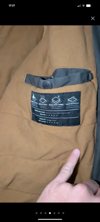 Chaqueta Volcom Hernan Talla S Verde Oliva