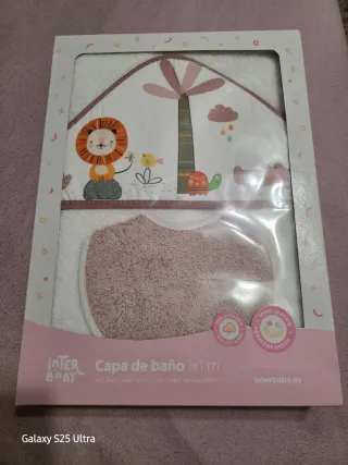 Capa de baño bebé Interbaby 1x1m