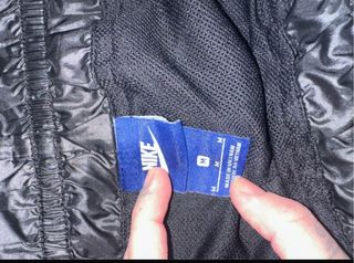 Pantalón Nike Charol Negro Talla M