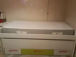 Cama compacta 90cm con cajones + Armario