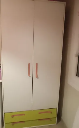 Cama compacta 90cm con cajones + Armario