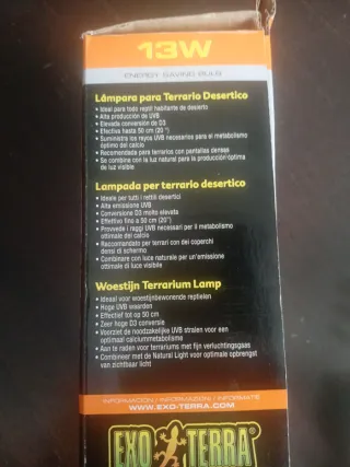 Lampadina Rettile Exo Terra 13W UVB 150