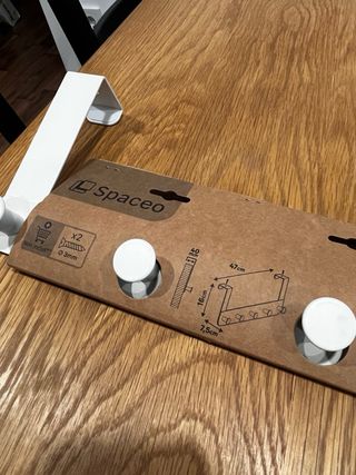 Perchero de puerta 5 ganchos