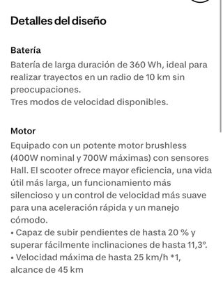 Patinete Eléctrico Xiaomi Elite