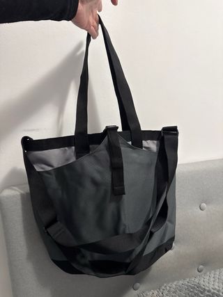 Bolso shopper Pull&Bear gris y negro