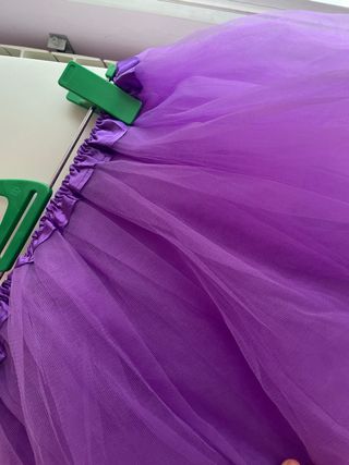 Falda tutú morada talla única