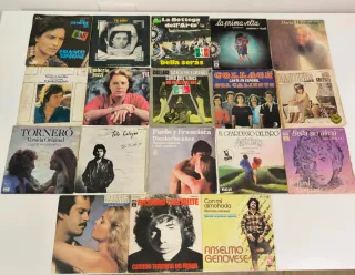 Lote Vinilos Italianos Años 70