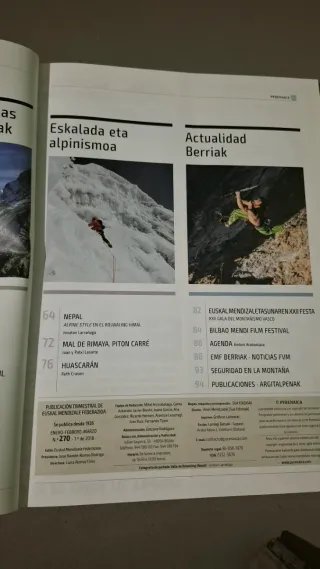 Revista pyrenaica Rolwaling Himal (Nepal)