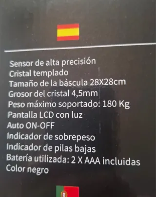 Báscula de Baño Digital Euro Life