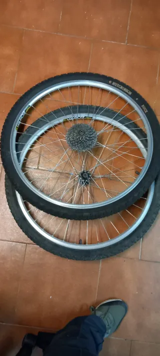 Ruedas de Bicicleta 26 con Cassette