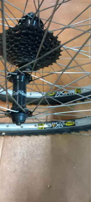 Ruedas de Bicicleta 26 con Cassette