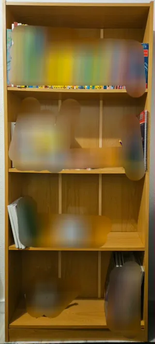 Estantería de madera