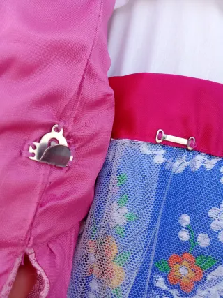 Traje completo fallera niña talla 5.