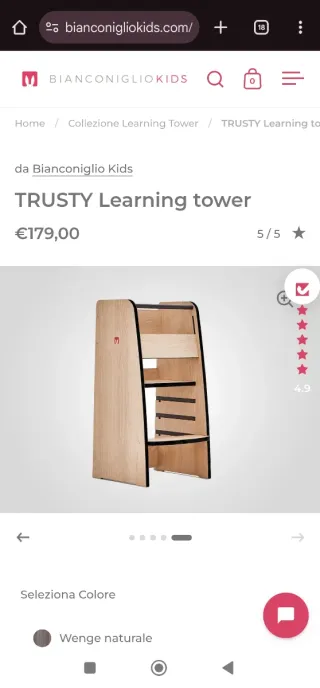 Torre Montessori in legno