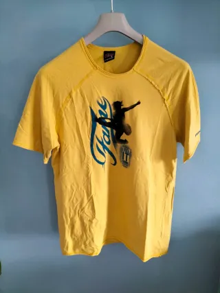 Maglietta Freddy Gialla Maniche Corte Taglia L