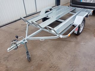 NUEVO: Remolque portamotos 3 carriles