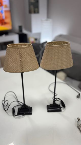 Lámparas de mesita de noche (2 unidades)