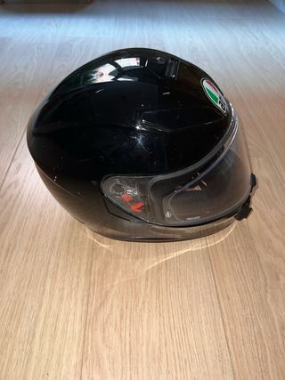 Casco Moto AGV K3 negro brillo