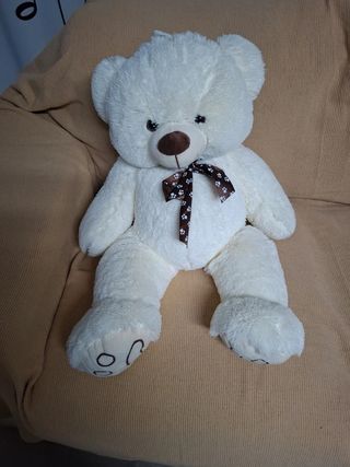 Oso de peluche blanco 65 cm