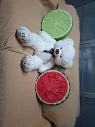 Oso de peluche blanco 65 cm