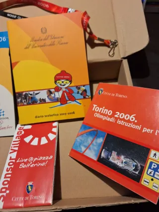 Memorabilia Olimpiadi Torino 2006 mai utilizzati