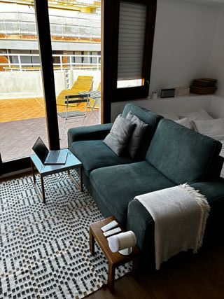 Sofá KIVIK 2 plazas gris turquesa