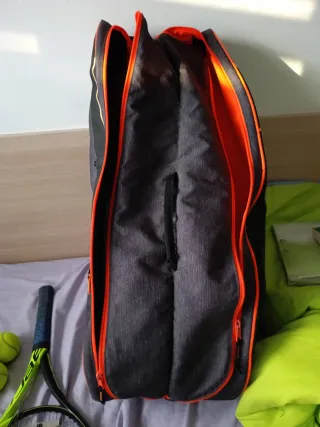 Mochila de tenis con raquetas