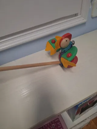 Juguete de madera para arrastrar