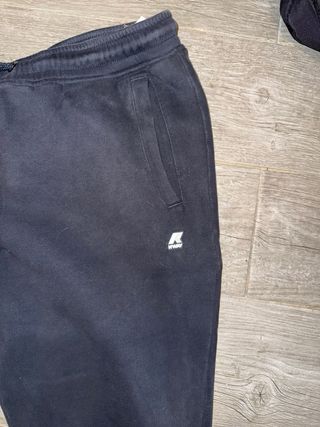 Pantaloni K-Way Neri