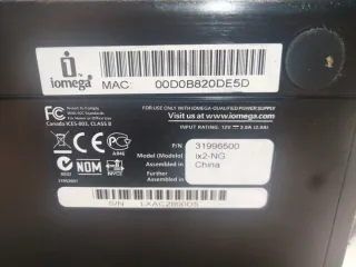 Iomega StorCenter v2-cl NAS