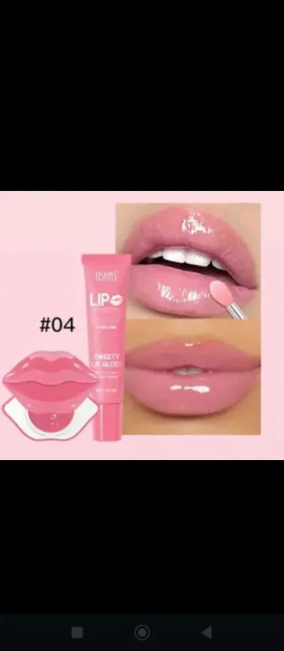 Pintalabios USHAS Lip Gloss #04 Rosa