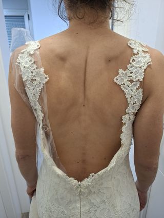 Vestido de Novia Encaje Blanco
