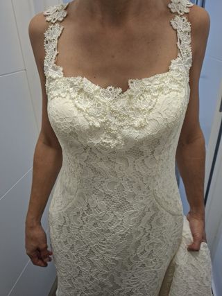 Vestido de Novia Encaje Blanco