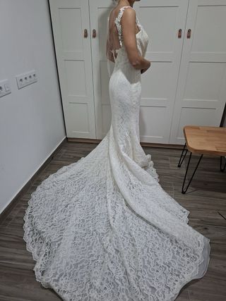 Vestido de Novia Encaje Blanco