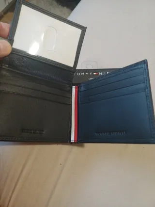 Billetera Tommy Hilfiger Cuero Hombre Original