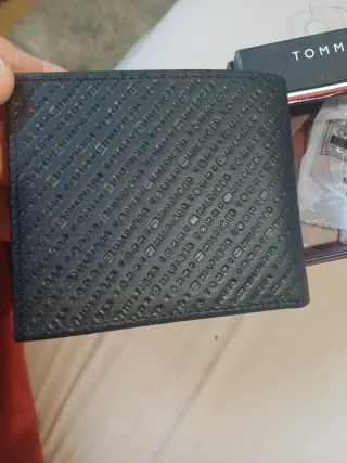 Billetera Tommy Hilfiger Cuero Hombre Original