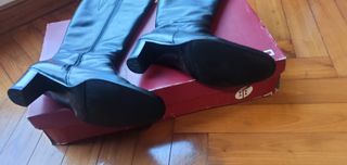 Botas de piel negras Talla 38