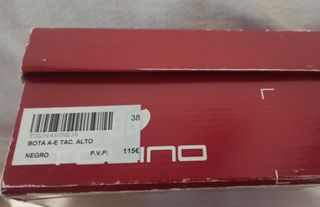 Botas de piel negras Talla 38