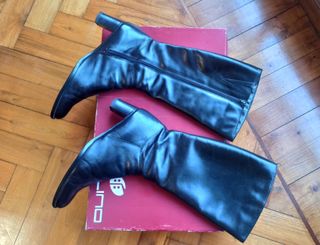 Botas de piel negras Talla 38