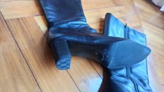 Botas de piel negras Talla 38