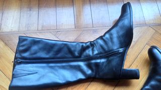 Botas de piel negras Talla 38