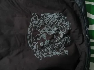 Chaqueta Cuero Negra Talla XL