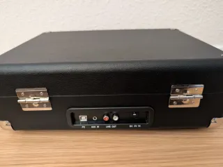 Tocadiscos Maleta Musitrend MT316 Negro/Rojo