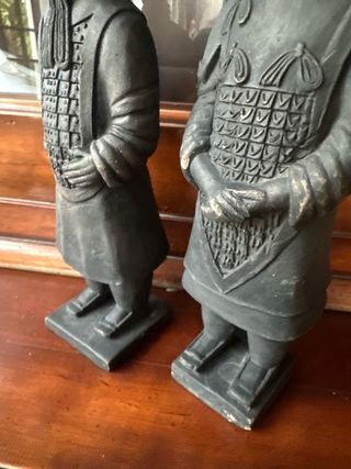 Figuras Guerreros Terracota (2 unidades)