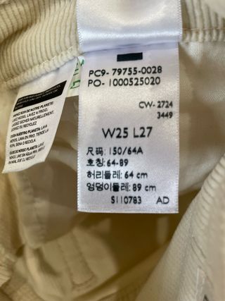 Pantalón pana Levi's beige