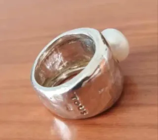 Anillo Tous Perla Plata