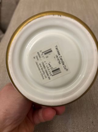 Porta candela Yankee Candle + candela Black Coconu