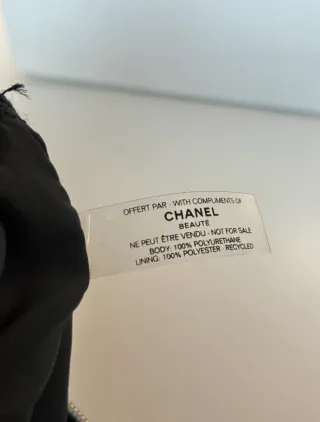 Borsa Chanel Beauty Nera Oro